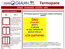 Tablet Screenshot of geamuri-termopane.net